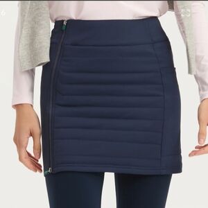 New Renwick Puffer Skirt Mini Tennis Athleisure Pickleball Navy Blue Size Small
